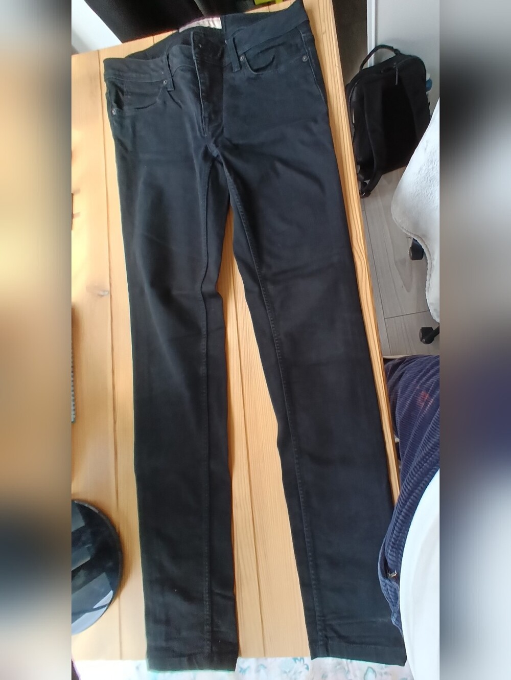 Burberry Black Slim Denim Pants